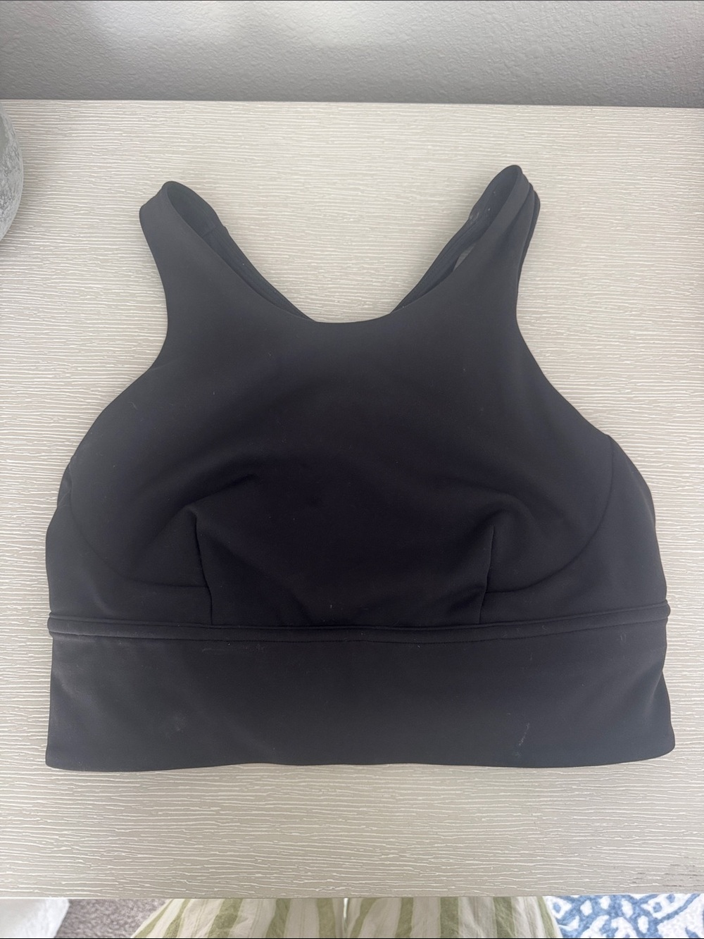 lululemon athletica Black High-Neck Sports Bra